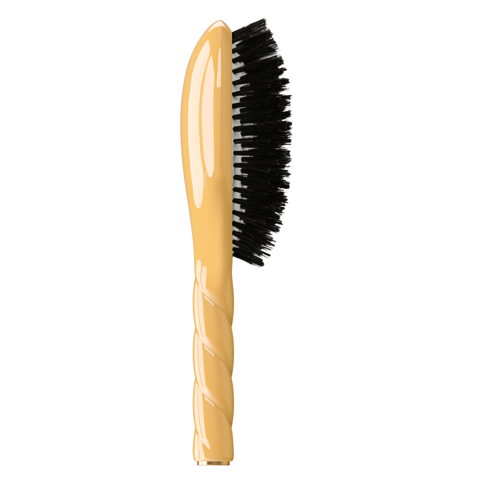 N.01 Shine & Care Hair Brush - Saffron Yellow - Living Beauty