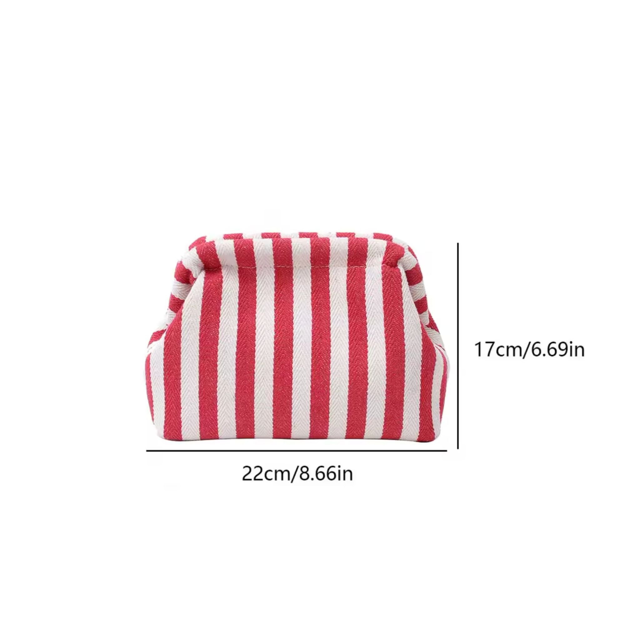 Striped Toiletry Bag - Living Beauty