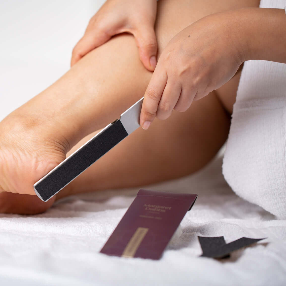 Professional Foot File with 2 Replacement Pads - Living Beauty