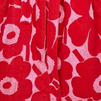 Marimekko - Unikko Bathrobe - Red