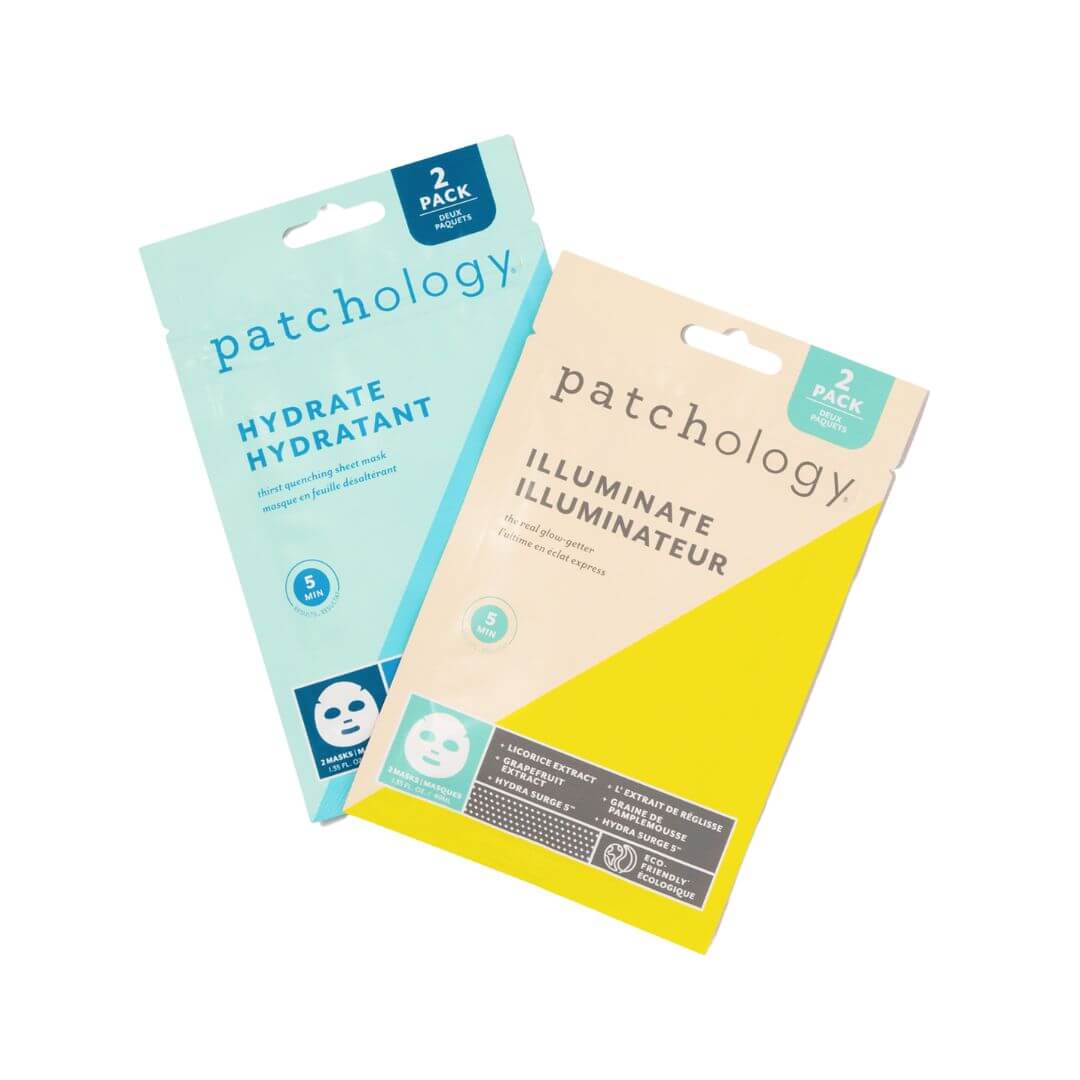 Patchology Perfect Weekend Hydrating + Illuminating Sheet Mask Bundle
