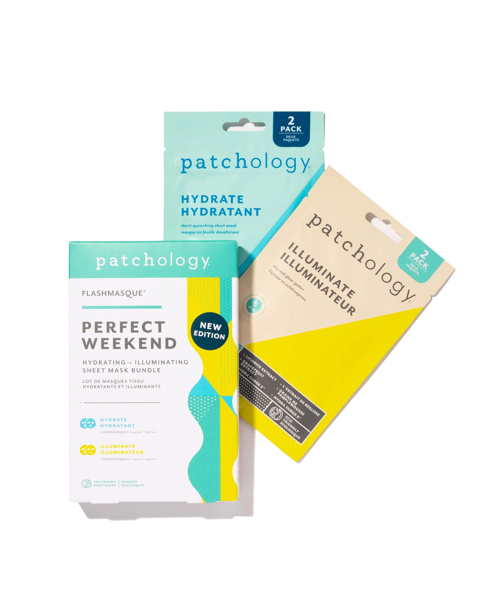 Perfect Weekend Hydrating + Illuminating Sheet Mask Bundle - Living Beauty