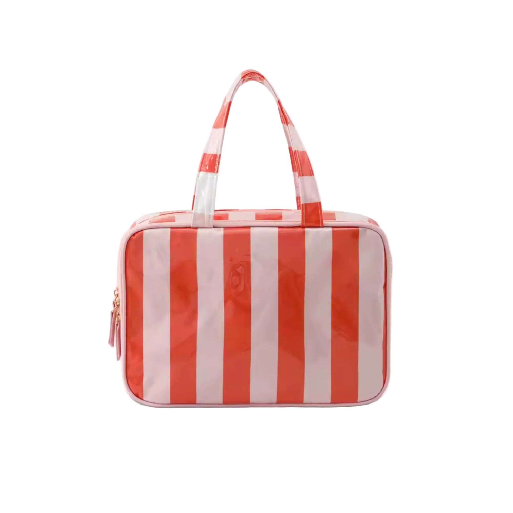 Living Beauty - Striped Travel Cosmetic Bag