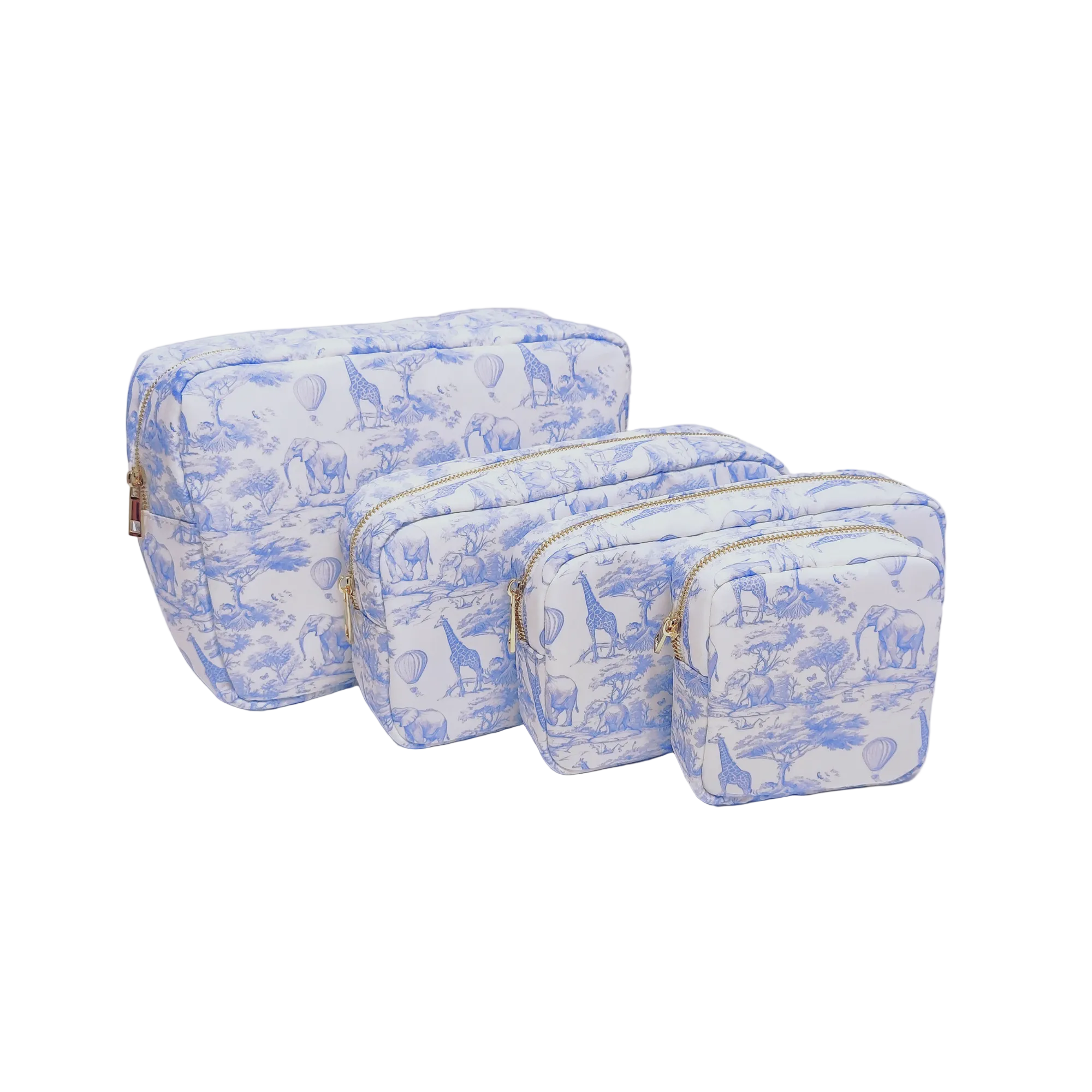 Living Beauty - Blue Safari Makeup Bag