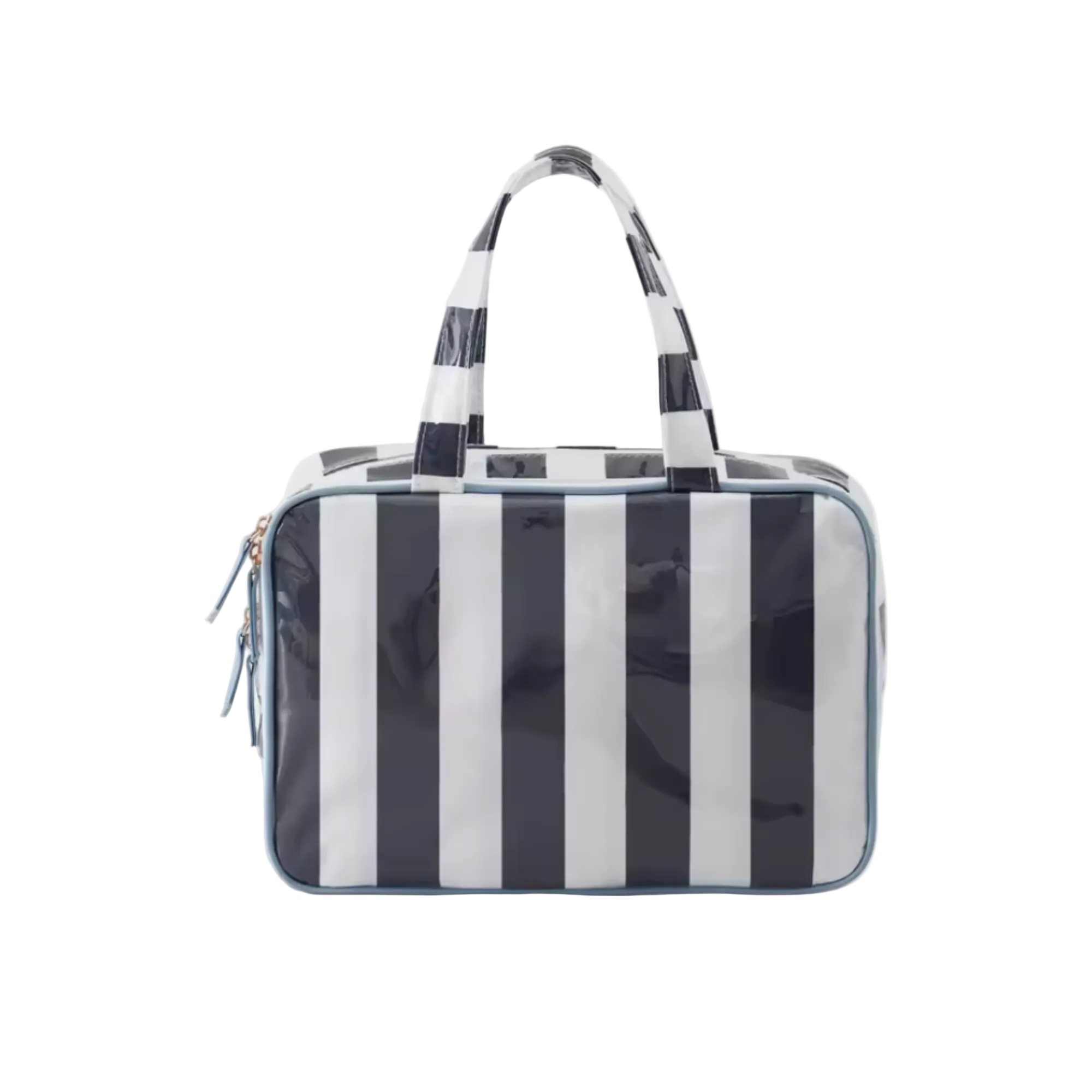Living Beauty - Striped Travel Cosmetic Bag