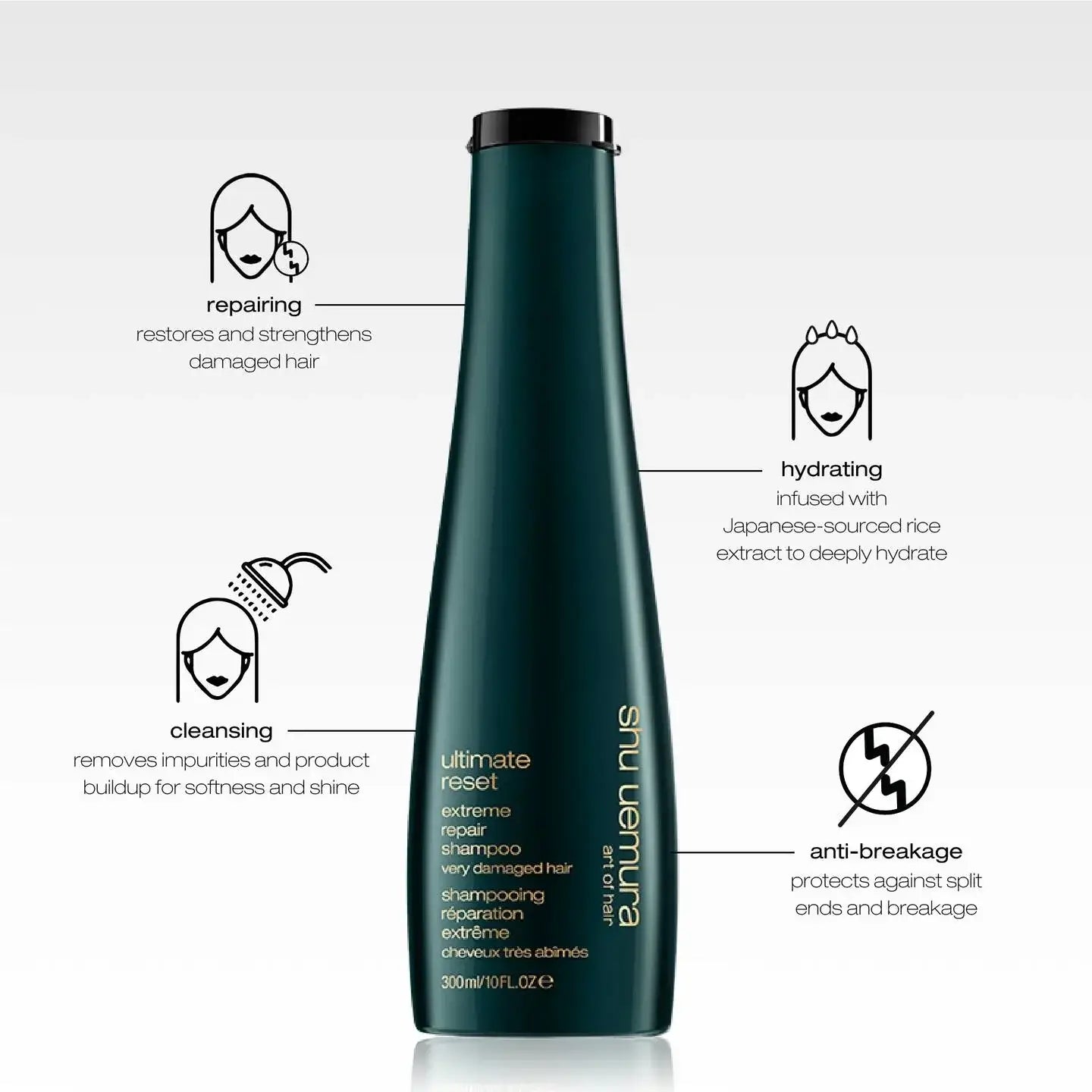 Ultimate Reset Extreme Repair Shampoo - Living Beauty