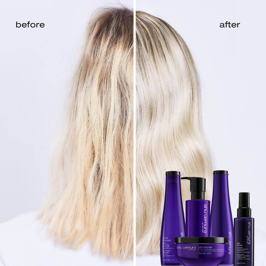 Yūbi Blonde Glow Revealing Purple Shampoo - Living Beauty